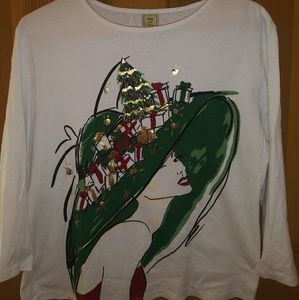 Jess and jane 3/4 sleeve christmas design